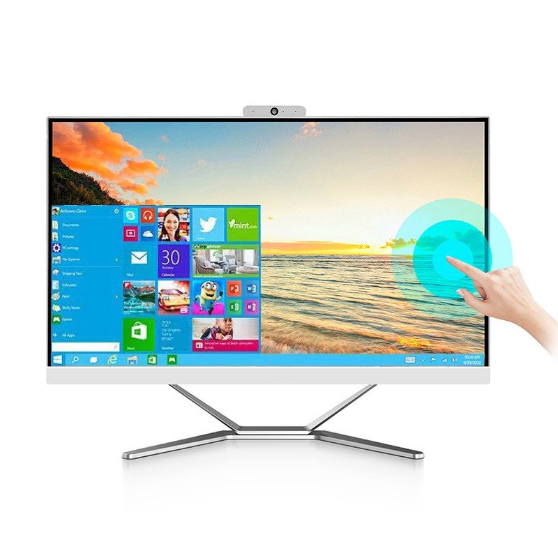 Ordinateur PC Intel IA Core i5 Tactile Ram 8Go SSD 512 Go Ecran Large 24 Pouces