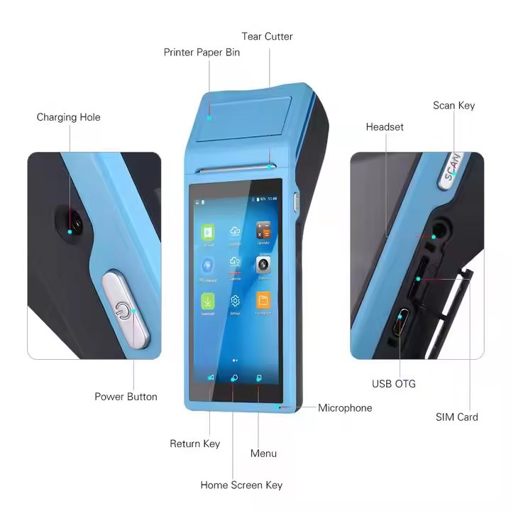Smart POS Terminal de Paiement Mobile