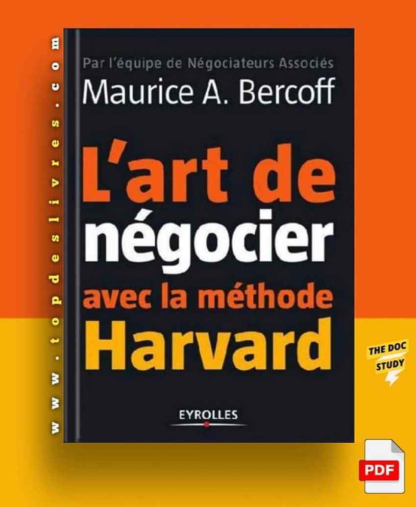 Livre PDF L'Art de Négocier avec la Méthode Harvard
