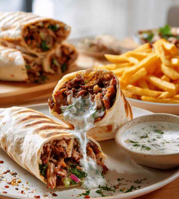 CHAWARMA VIANDE - POULET - FROMAGE