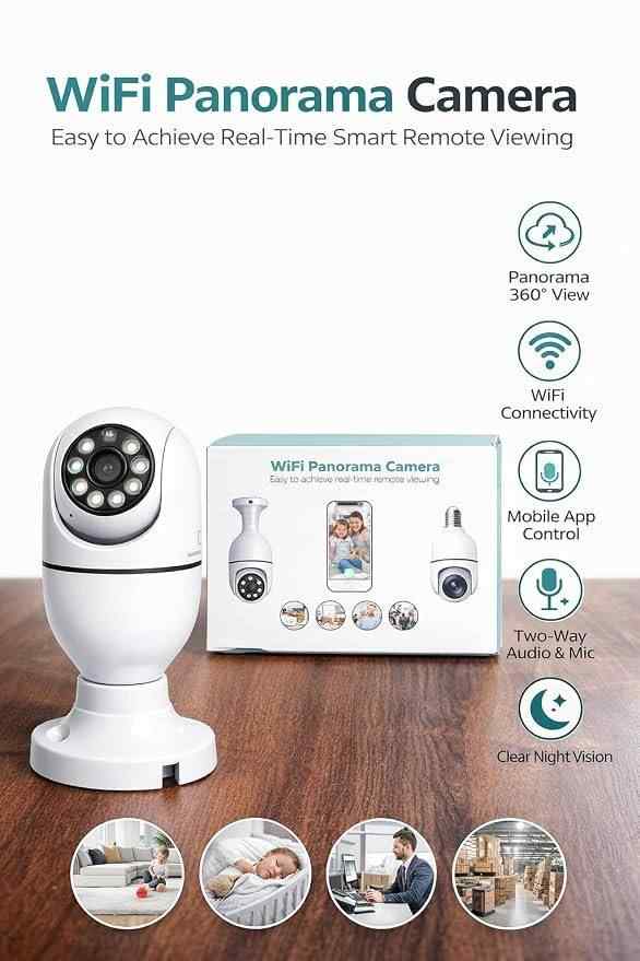 Caméra de Surveillance WiFi Panorama 360°