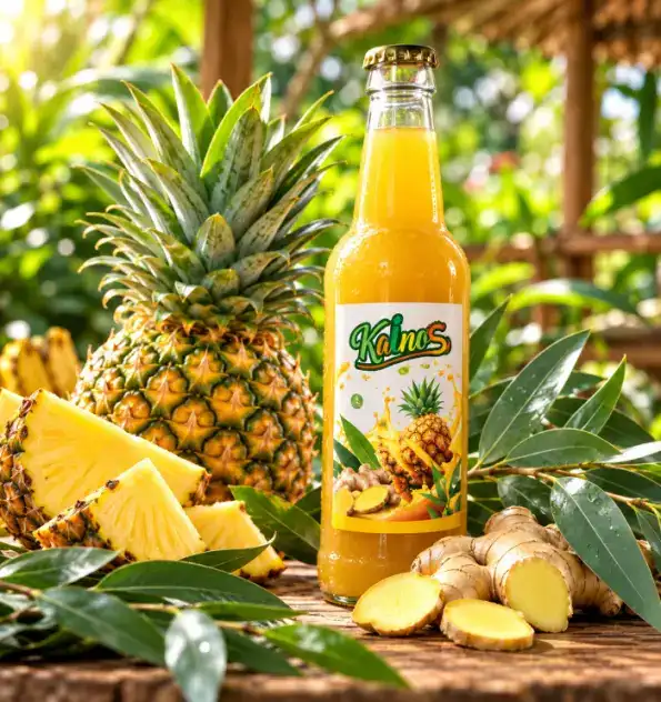 Jus Ananas Gingembre Eucalyptus 33cL